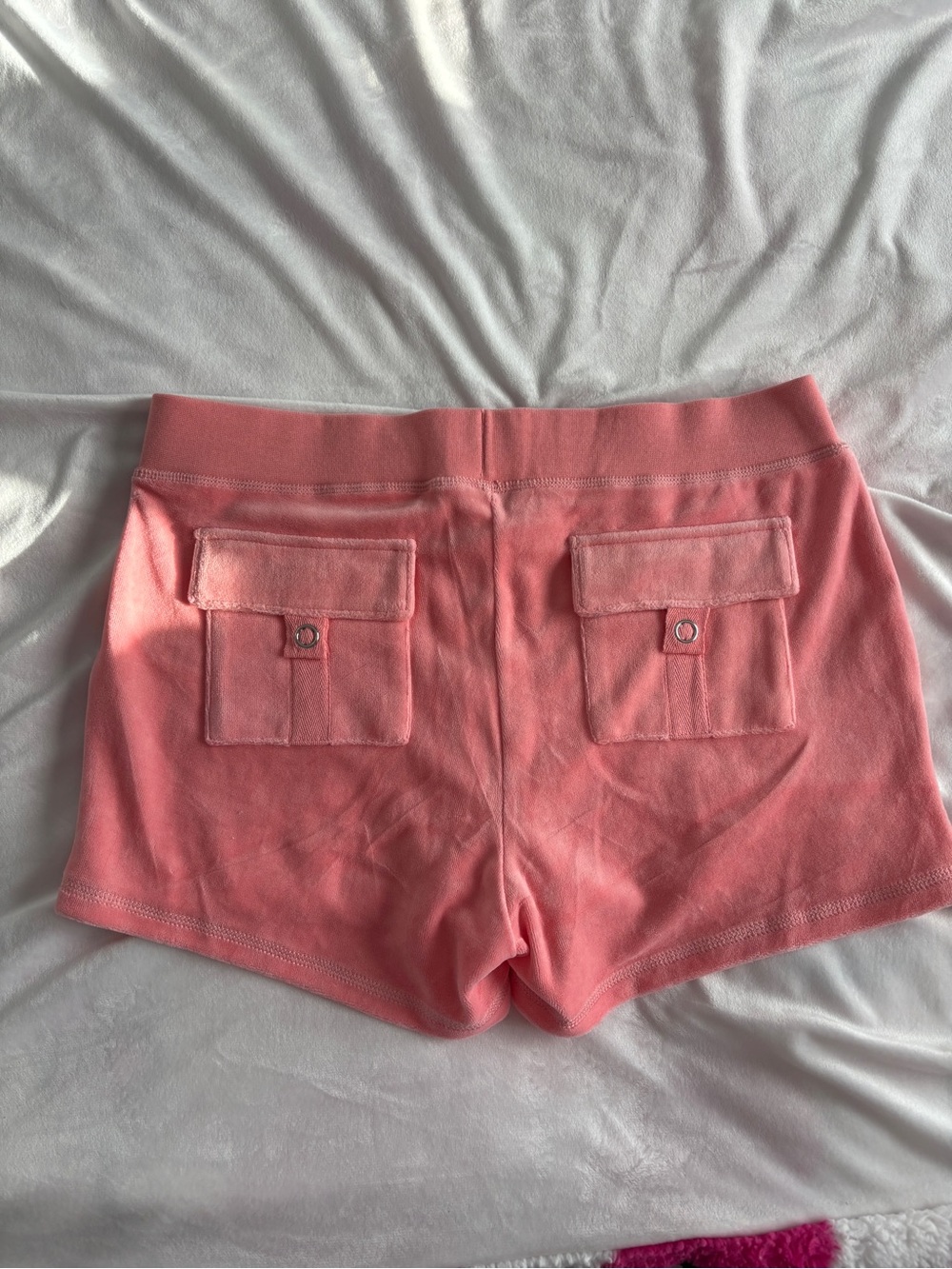 Juicy Couture Pink track Pocket Shorts